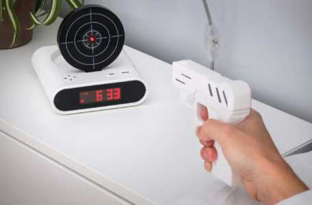 Laser Shooting Gun Alarm Gadget